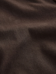 Dark Brown Relaxed Fit Cotton Stretch Cargo Trousers - Image 10 of 10