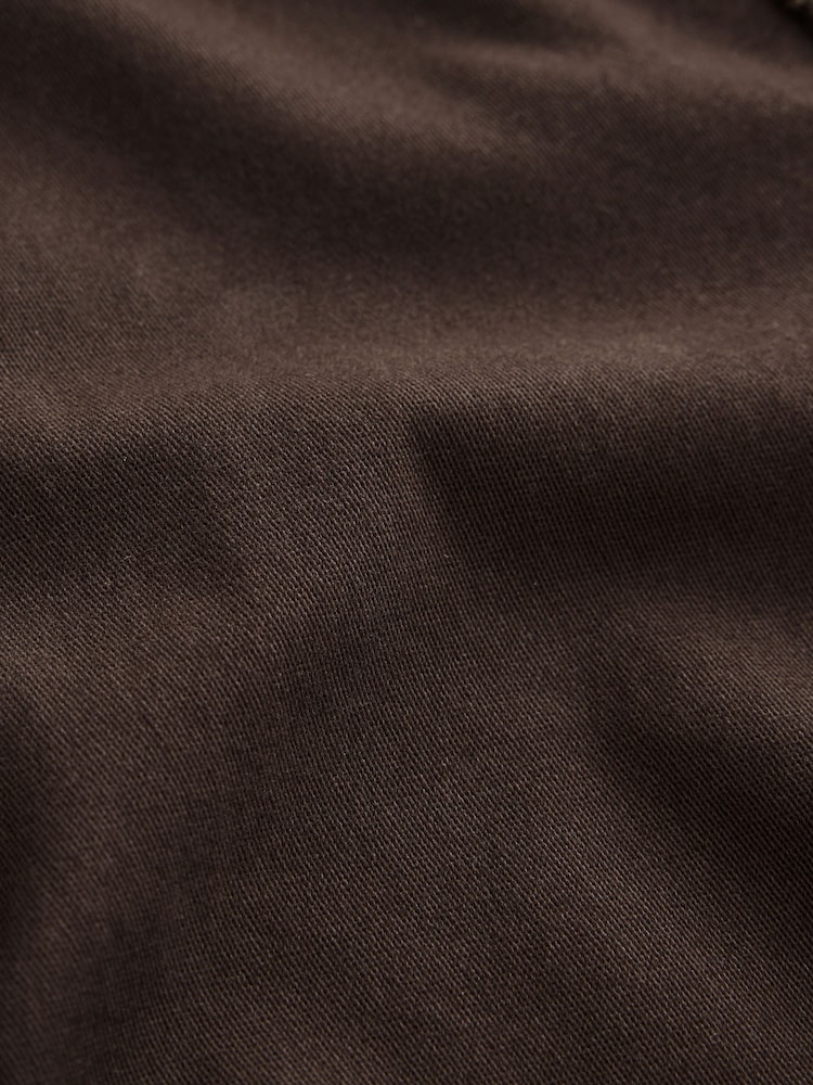 Dark Brown Relaxed Fit Cotton Stretch Cargo Trousers - Image 10 of 10 Dark Brown Relaxed Fit Cotton Stretch Cargo Trousers - Image 10 of 10
