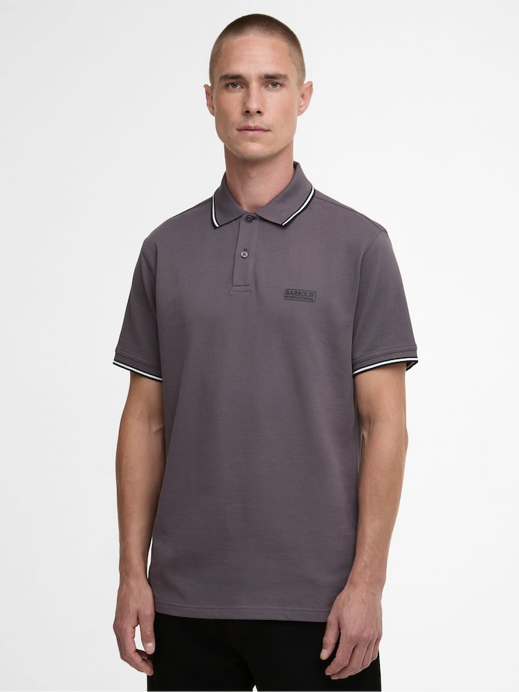 Barbour International Evan Polo-Shirt mit Zierstreifen - Bild 1 von 6