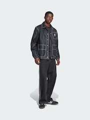 adidas Originals Black Wabash Regular Coach Jacket - Image 1 of 5