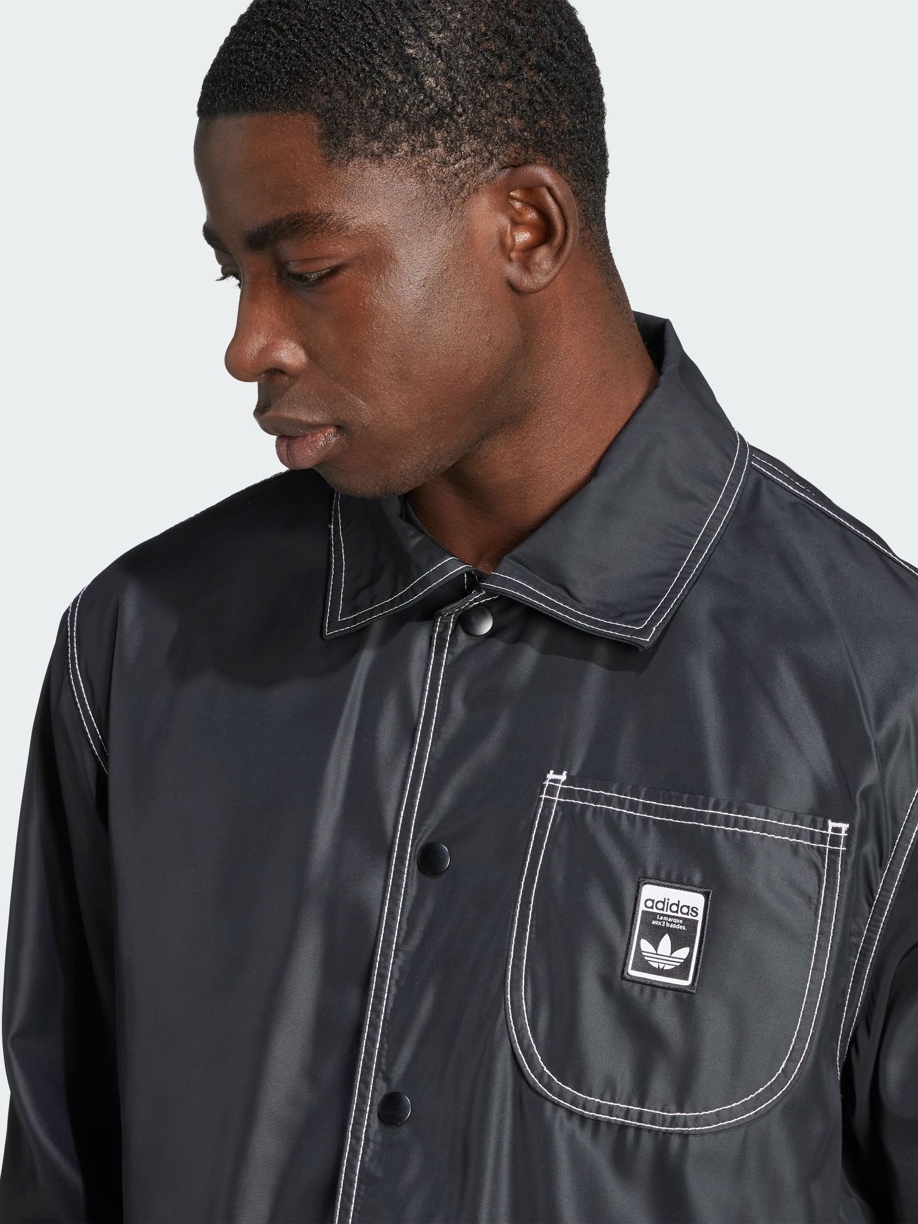 Buy adidas Originals Black Wabash Regular Coach Jacket from Next