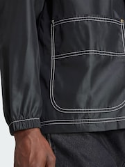 adidas Originals Black Wabash Regular Coach Jacket - Image 4 of 5