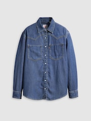 Levi's® Blue Teodora-Western Shirt - Image 5 of 6