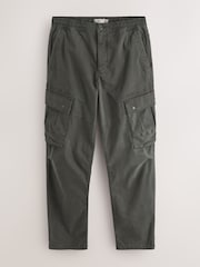 Green Relaxed Fit Stretch Utility Cargo Trousers - Image 6 of 10