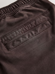 Dark Purple Relaxed Fit Stretch Utility Cargo Trousers - Image 10 of 10