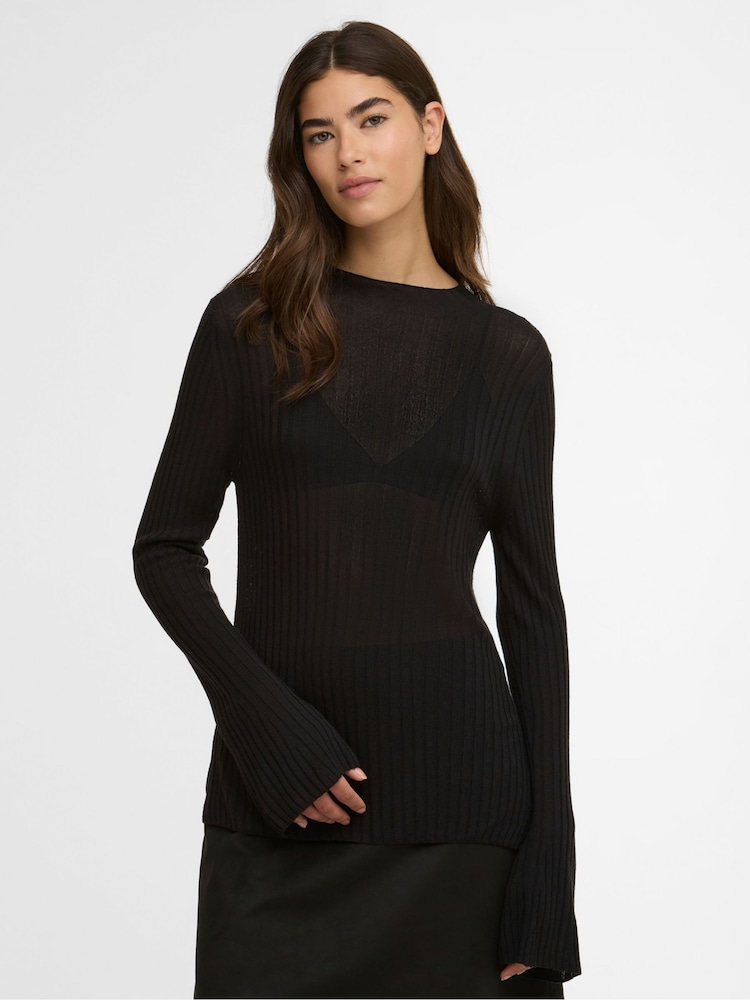 Barbour International Black Ozara Knitted Jumper - Image 2 of 7