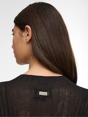 Barbour International Black Ozara Knitted Jumper - Image 5 of 7