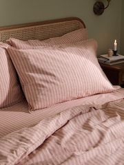 Yard Maple Marlow Dual Tone Stripe Duvet Cover and Pillowcase Set - Image 4 of 4