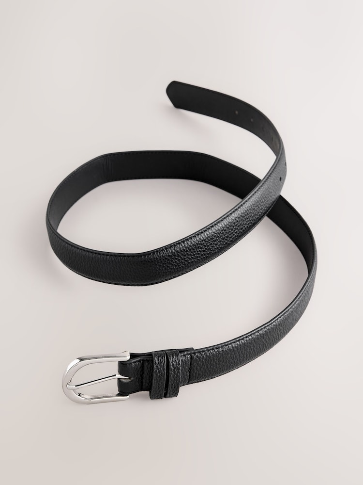 Negro - Regular Grain PU Belt - Imagen 5 de 5