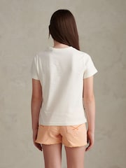 U.S. Polo Assn White Cotton Double Horsemen T-Shirt - Image 4 of 4