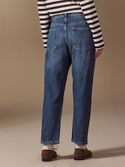 Dark Blue Authentic High Rise City Straight Leg Jeans - Image 4 of 6