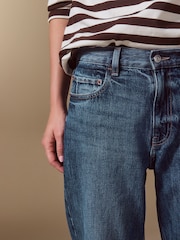 Dark Blue Authentic High Rise City Straight Leg Jeans - Image 6 of 6