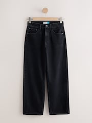 Washed Black Ankle Straight Jeans - Image 5 of 7