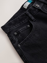 Washed Black Ankle Straight Jeans - Image 6 of 7