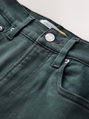 Teal Blue Mid Rise Stretch Bootcut Jeans - Image 2 of 4