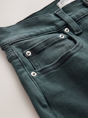 Teal Blue Mid Rise Stretch Bootcut Jeans - Image 3 of 4