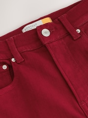 Red Mid Rise Stretch Bootcut Jeans - Image 3 of 3