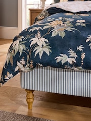 Laura Ashley Seaspray Blue Ullswater Stripe Bytham Bed - Image 4 of 6