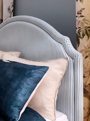 Laura Ashley Seaspray Blue Ullswater Stripe Bytham Bed - Image 5 of 6