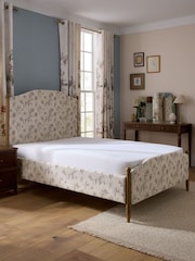 Laura Ashley Mauve Purple Gosford Weave Harlaston Bed Frame - Image 3 of 5