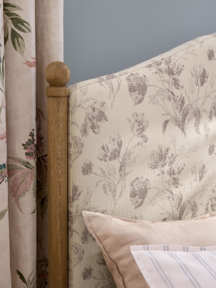 Laura Ashley Mauve Purple Gosford Weave Harlaston Bed Frame - Image 5 of 5 Laura Ashley Mauve Purple Gosford Weave Harlaston Bed Frame - Image 5 of 5