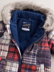 Check Padded Snowsuit (3mths-7yrs) - Image 3 of 4