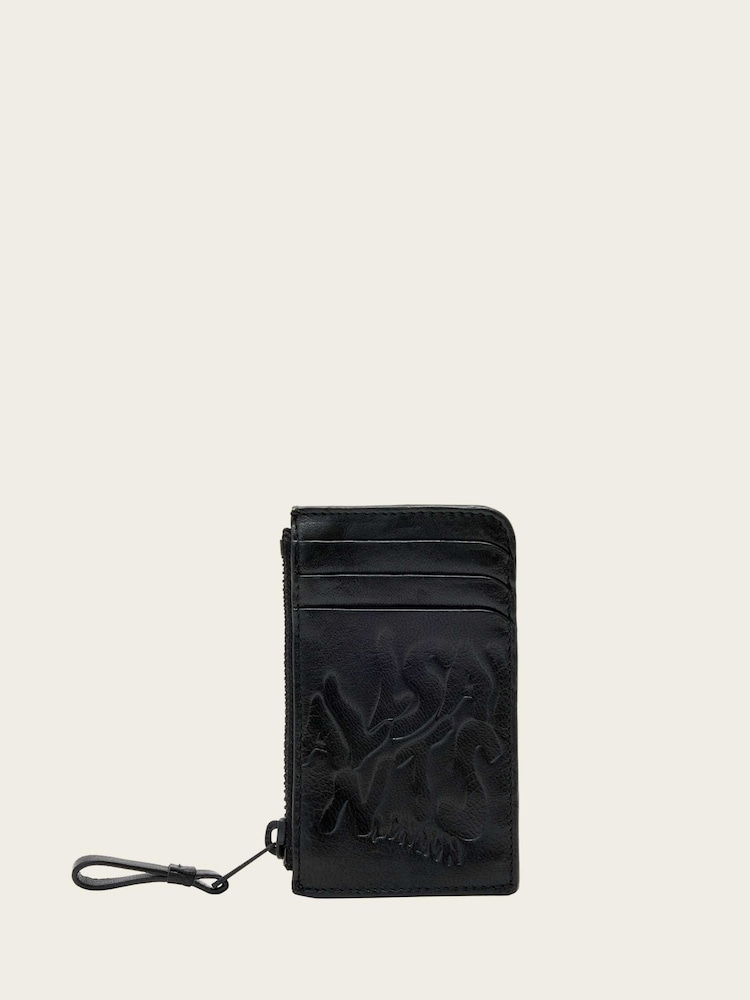 AllSaints Black Isamu Orlando Wallet - Image 1 of 5