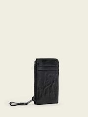 AllSaints Black Isamu Orlando Wallet - Image 3 of 5