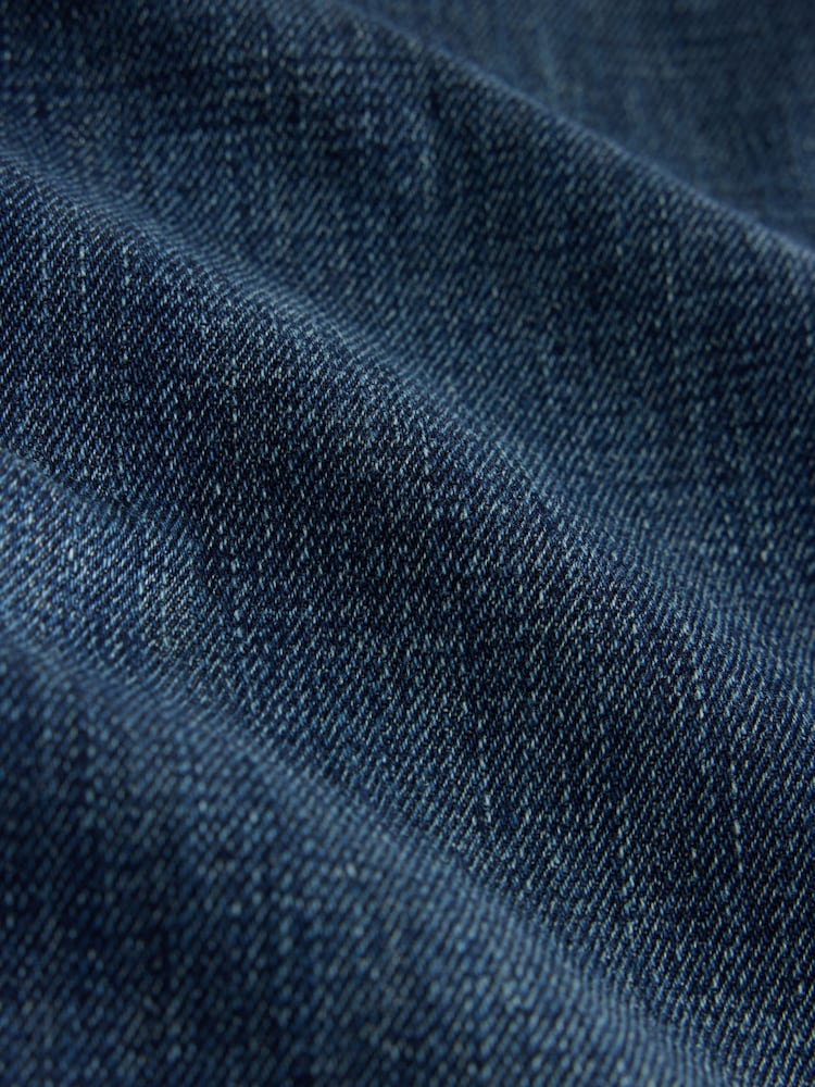 Dark Blue Boyfriend Turnup Jeans - Image 6 of 6 Dark Blue Boyfriend Turnup Jeans - Image 6 of 6