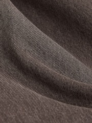Chocolate Brown N.Premium Twisted Seam Barrel Leg Jeans - Image 8 of 9