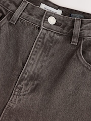 Chocolate Brown N.Premium Twisted Seam Barrel Leg Jeans - Image 9 of 9