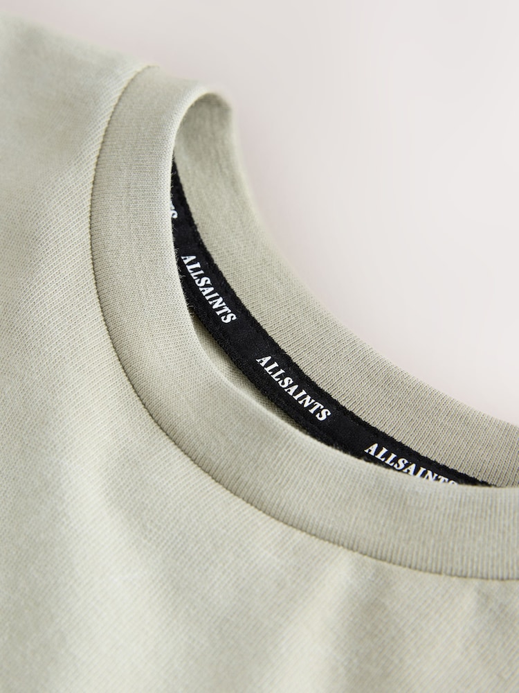 smALLSAINTS Stone Distressed Oversized Underground Crew Neck Cotton T-Shirt - Image 6 of 6