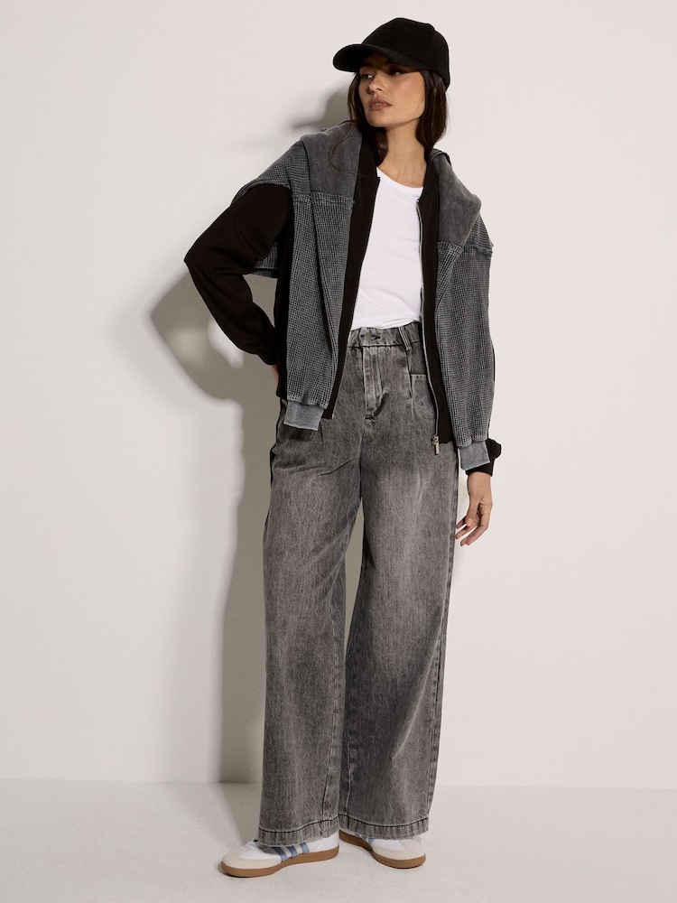 Apricot Black Lightweight Woven Bomber Jacket - Image 4 of 4