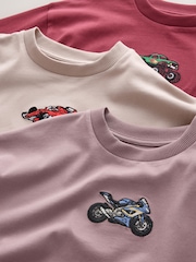 Vehicles Graphic Long Sleeve Relaxed Fit T-Shirts 3 Pack (3-16yrs) - Image 6 of 7
