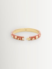 COACH Tone Signature C Floral Chubby Bangle Bracelet - 5的图像5｝