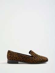 Love & Roses Leopard Slipper Cut Loafers - Image 3 of 6