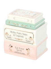 Something Different White Book Stack Oil Burner - Image 3 of 5