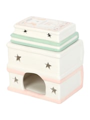 Something Different White Book Stack Oil Burner - Image 4 of 5