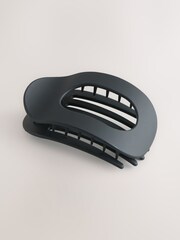 Black Flat Hair Claw Clip - Image 1 of 3