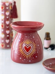 Something Different Red Sacred Heart Oil Burner - Image 1 of 4