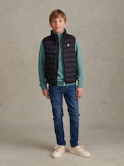 U.S. Polo Assn. Black Lightweight Quilted Gilet - Image 3 of 8