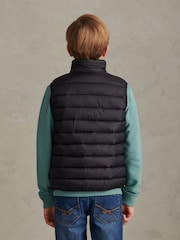 U.S. Polo Assn. Black Lightweight Quilted Gilet - Image 4 of 8