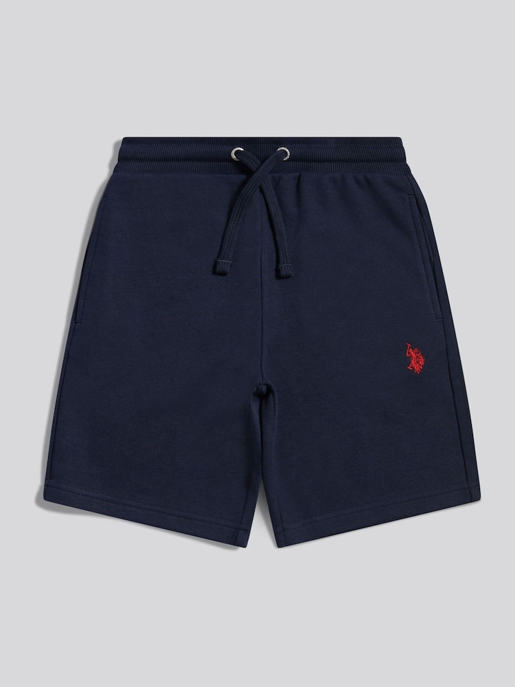 U.S. Polo Assn. Blue Double Horsemen Sweat Shorts - Image 1 of 4