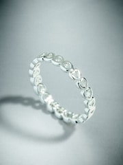 Sterling Silver Plated Heart Ring - Image 6 of 7