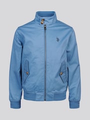 U.S. Polo Assn. Blue Cotton Twill Harrington Jacket - Image 1 of 6
