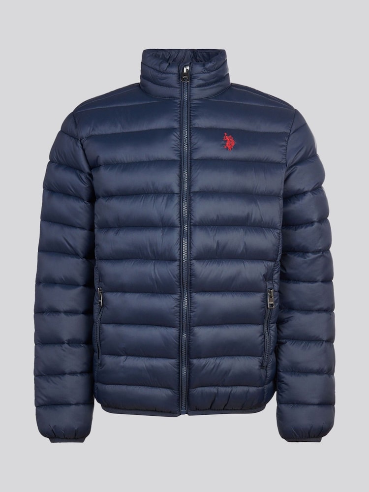U.S. Polo Assn. Blue Lightweight Quilted Jacket - Image 1 of 6 U.S. Polo Assn. Blue Lightweight Quilted Jacket - Image 1 of 6