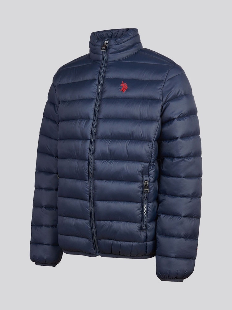 U.S. Polo Assn. Blue Lightweight Quilted Jacket - Image 2 of 6 U.S. Polo Assn. Blue Lightweight Quilted Jacket - Image 2 of 6