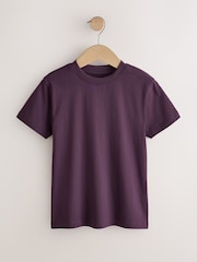 Dark Purple Regular Fit Short Sleeve T-Shirt (3-16yrs) - Image 1 of 4