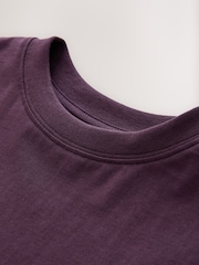 Dark Purple Regular Fit Short Sleeve T-Shirt (3-16yrs) - Image 3 of 4