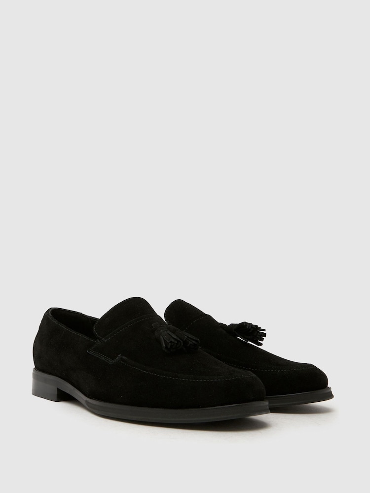 Schuh Black Ronen Suede Loafer - Image 2 of 4